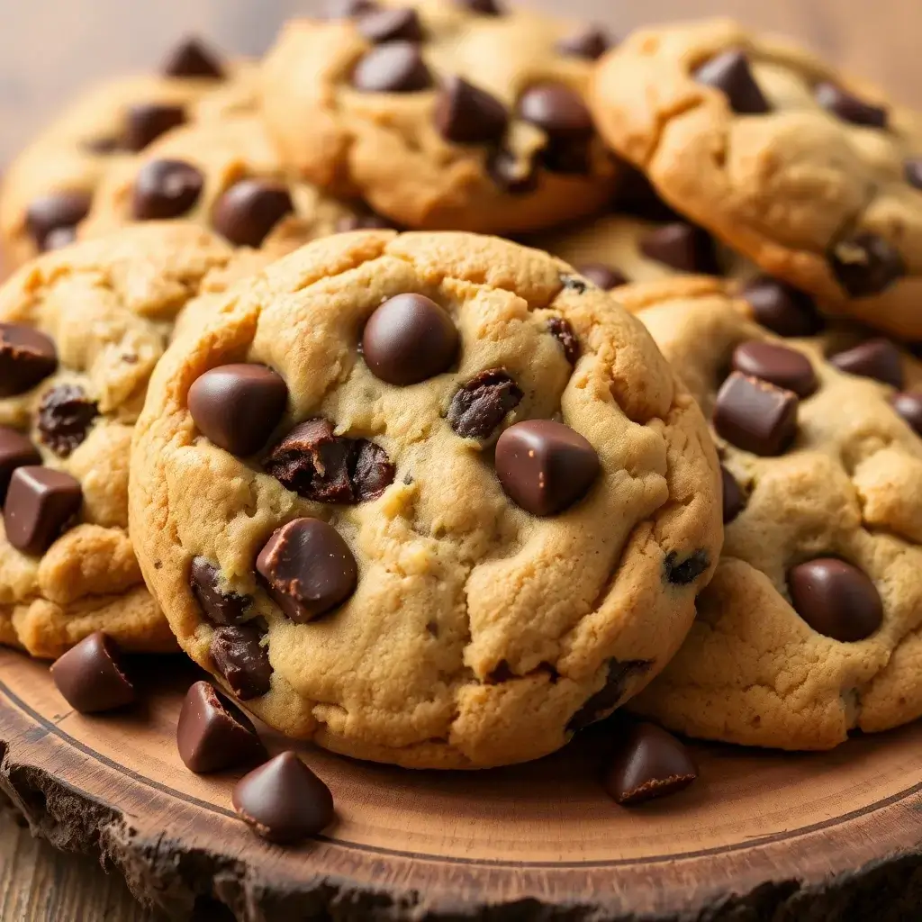 Delicious homemade Disney-style chocolate chip cookies, soft and chewy with a perfect balance of chocolate chips and a golden, crispy edge.