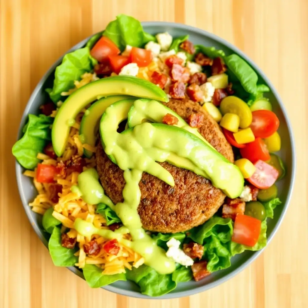 Burger Bowl Recipe: Keto-Friendly and Delicious Low-Carb Burger Bowl with Fresh Ingredients