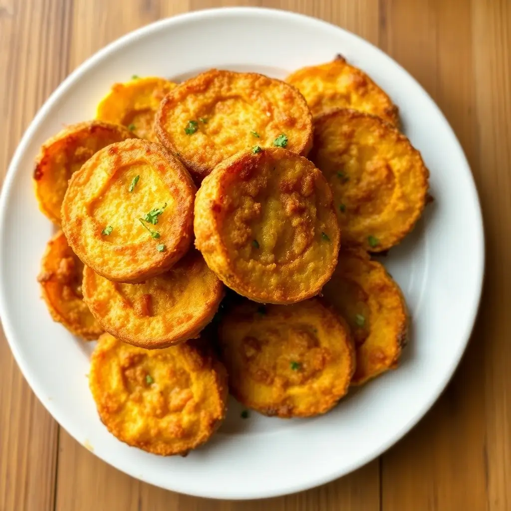 Fried Squash recipe: Crispy, golden fried squash slices with a crunchy exterior and tender interior.
