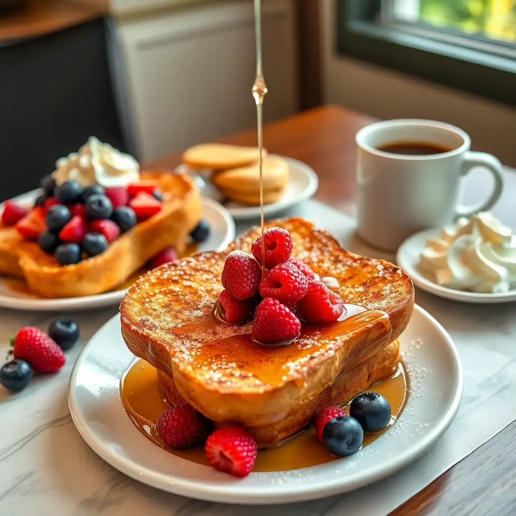 French Toast Recipes served with fresh berries and syrup