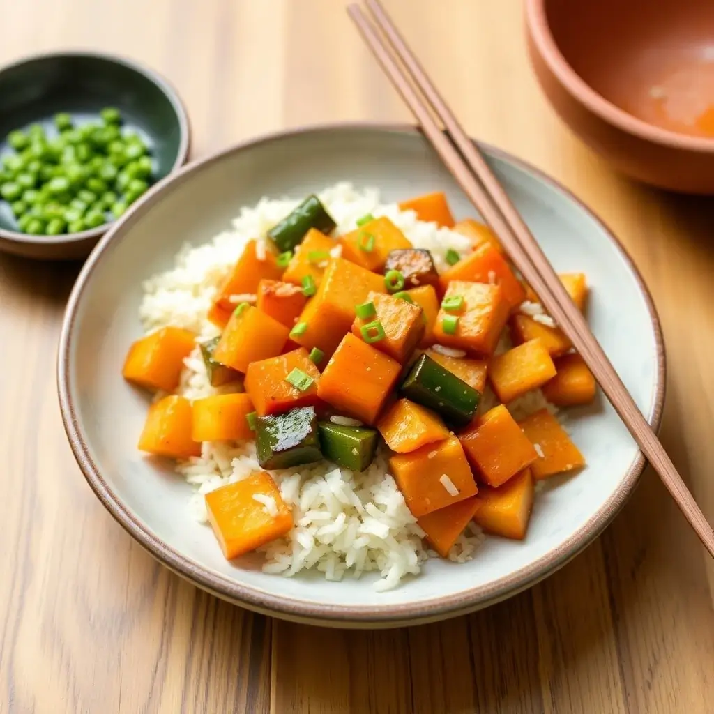 Explore vegan Chinese recipes with kabocha squash, from stir-fries to soups, perfect for healthy, flavorful meals.